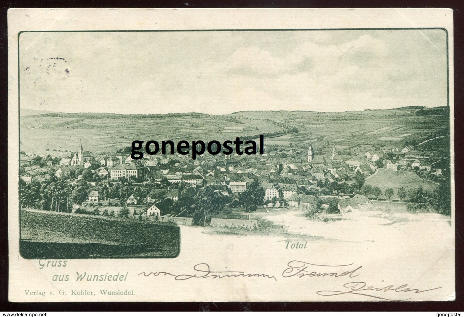 1569 - GERMANY Gruss Aus Wunsiedel 1900 Panorama By Kohler - Wunsiedel