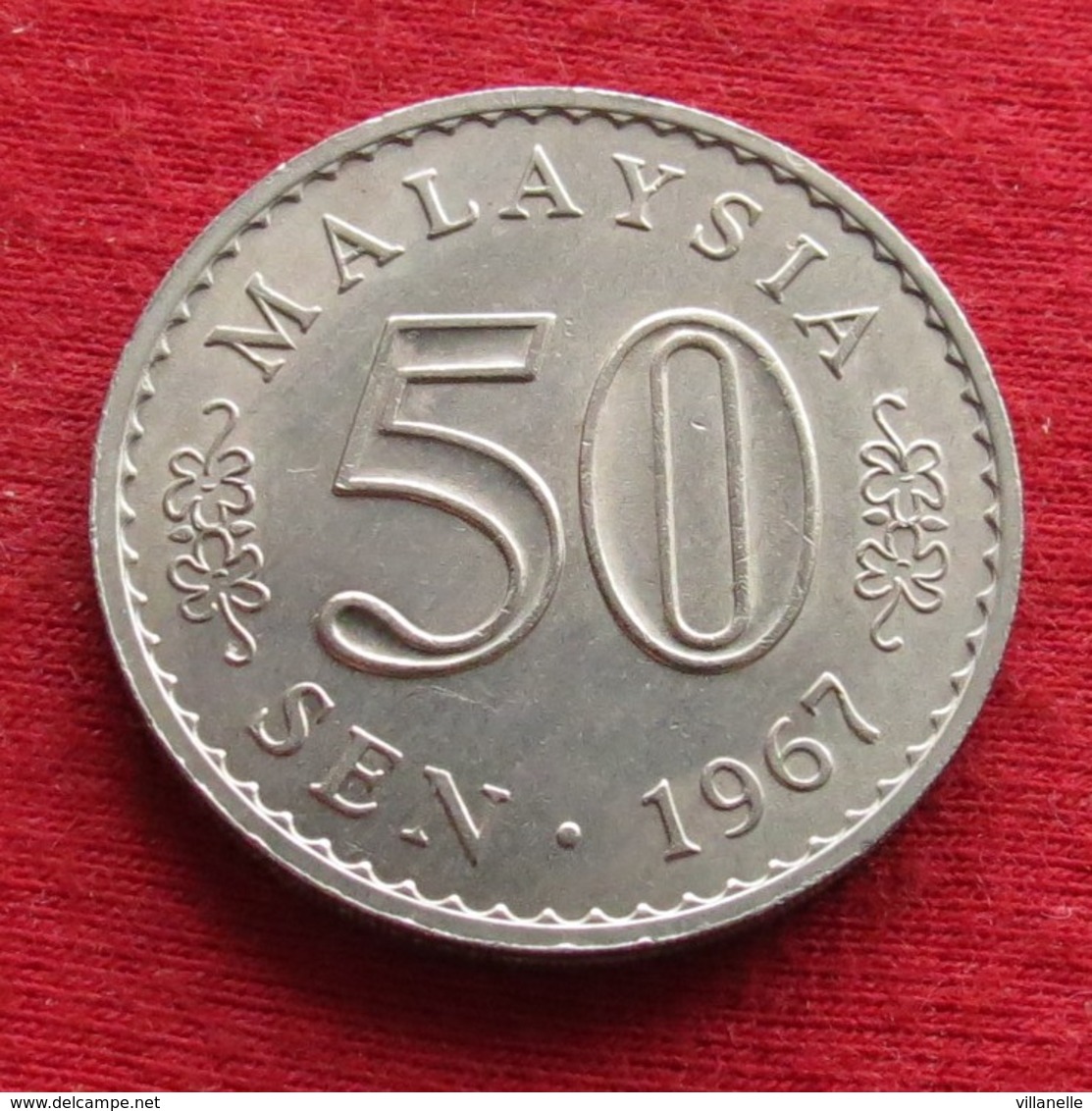 Malaysia 50 Sen 1967 KM# 5.1  *V1 Malasia Malaisie Malaysie - Malaysie