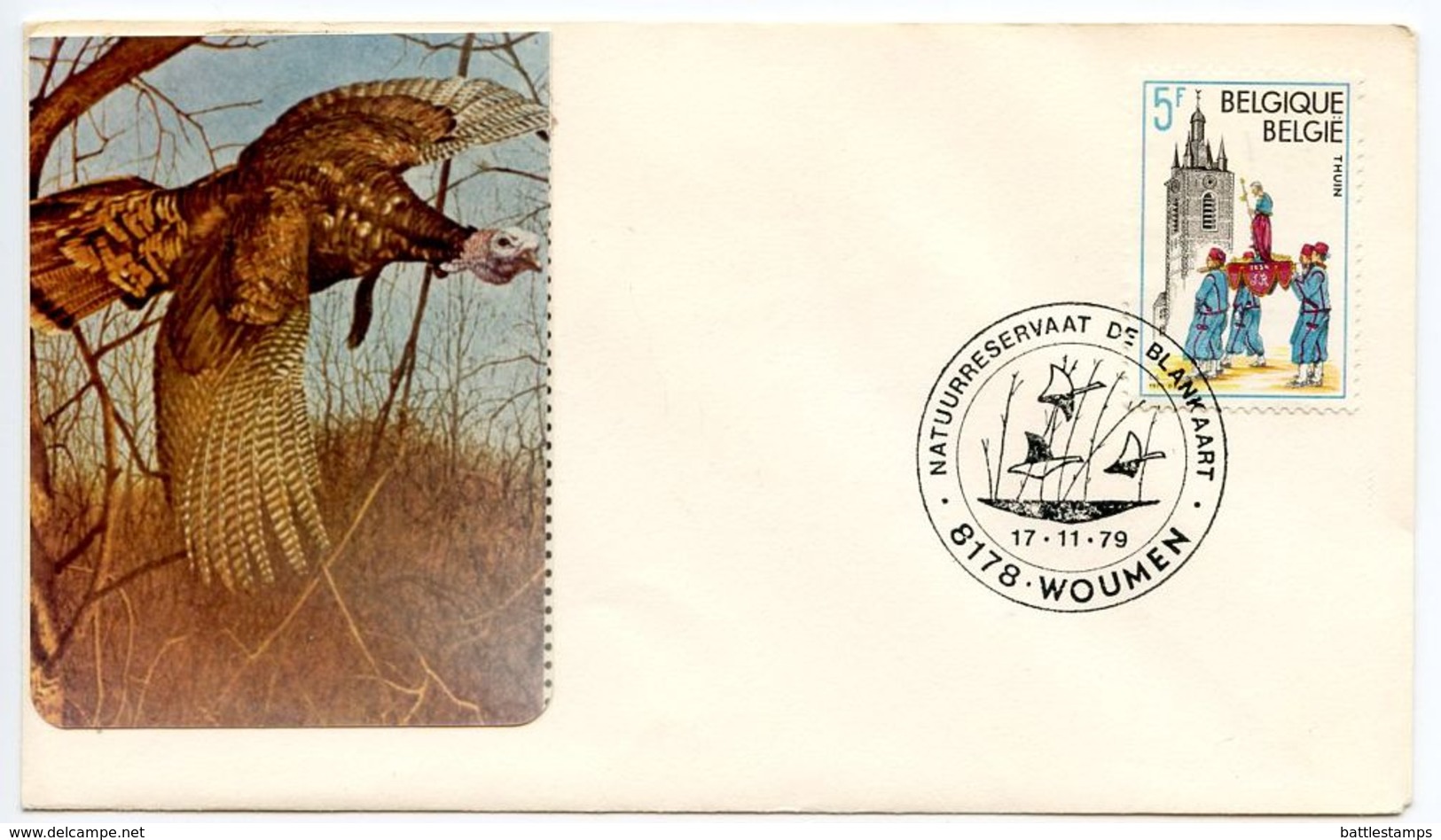 Belgium 1979 Woumen - Natuurreservaat De Blankaart Commemorative Cover - Other & Unclassified