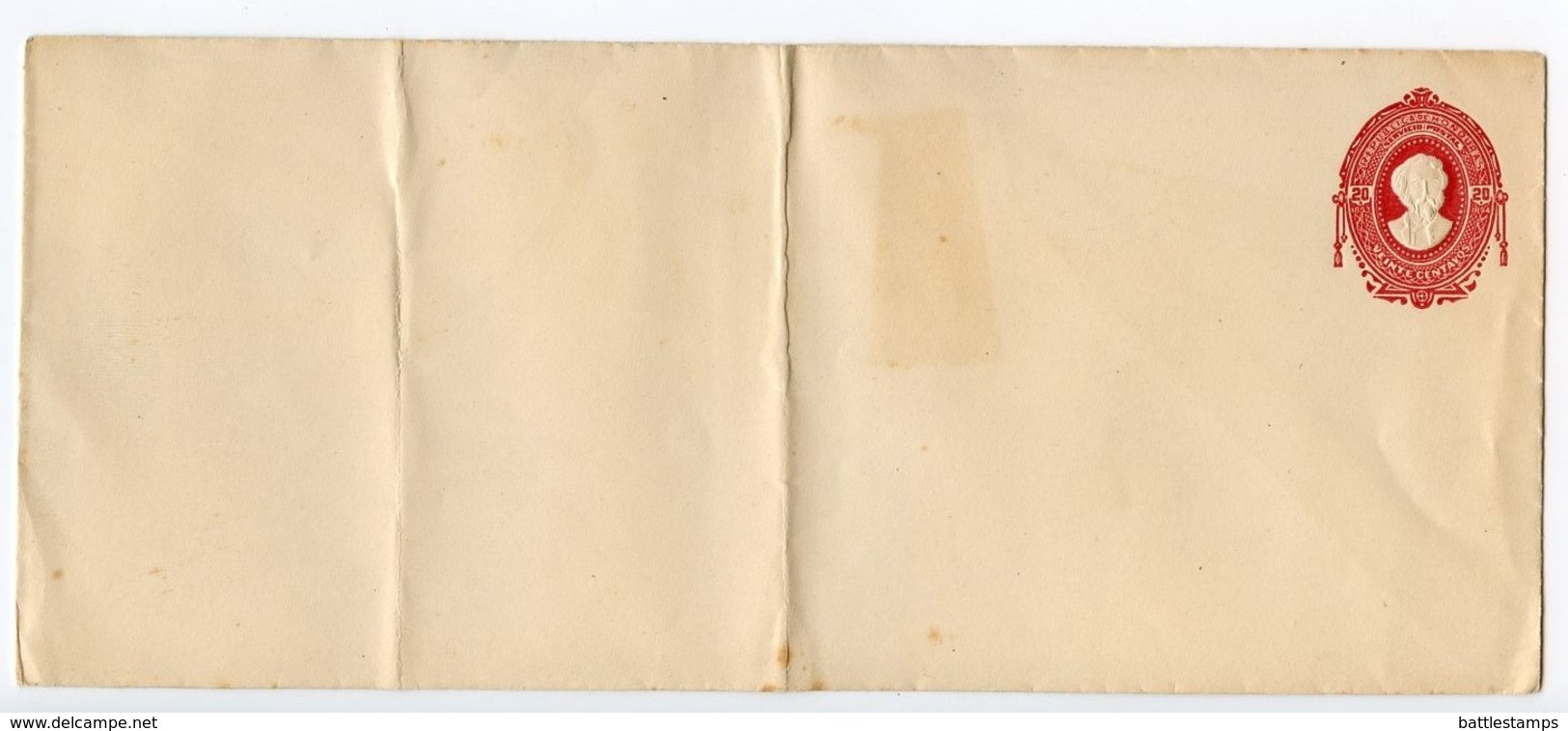 Honduras 19th C. Mint 20c. Postal Envelope - Honduras