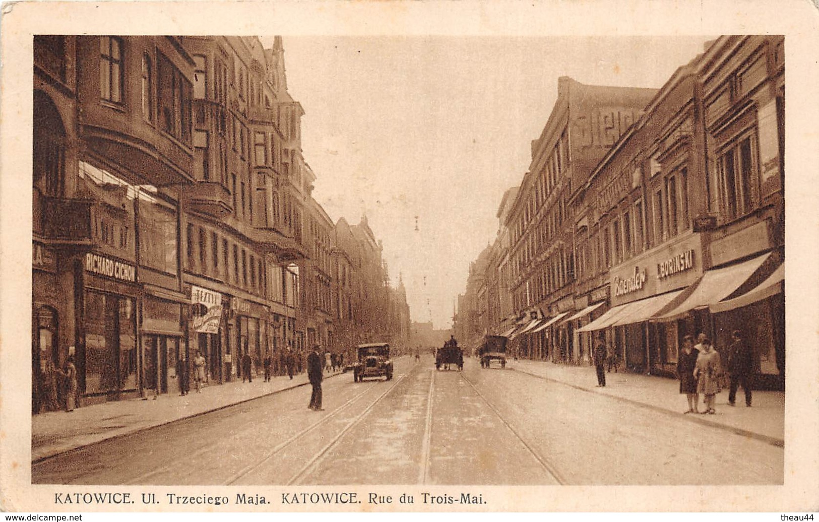 ¤¤   -   POLOGNE   -  KATOWUCE  -  Ul. Trzeciego Maja  -  Rue Du Trois-Mai    -  ¤¤ - Polen