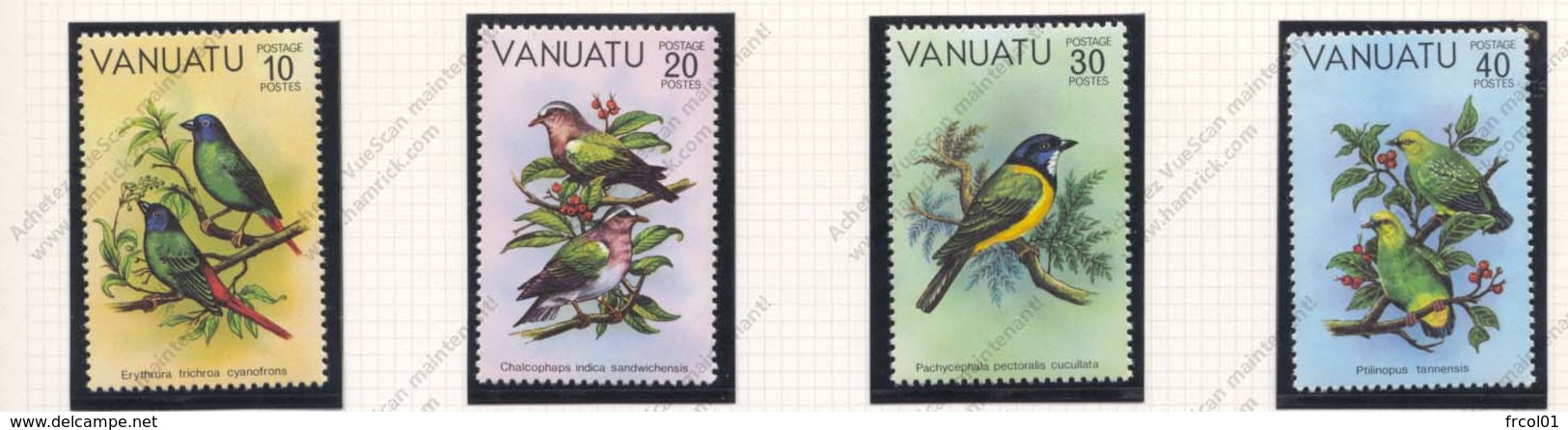 Vanuatu, Yvert 620/623, Scott 300/303, MNH - Vanuatu (1980-...)