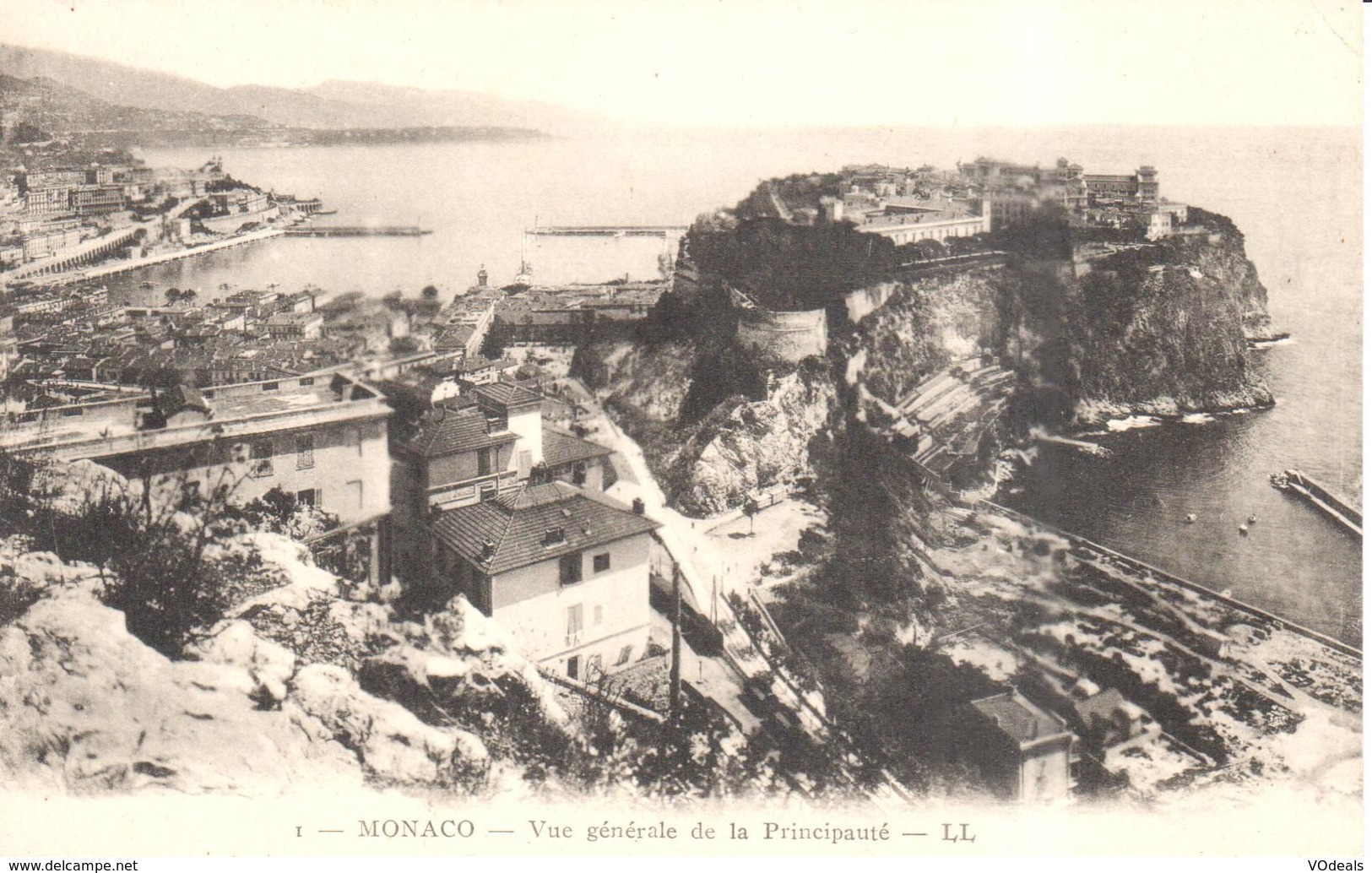 Monaco - CPA - Vue Générale De La Principauté - Panoramische Zichten, Meerdere Zichten