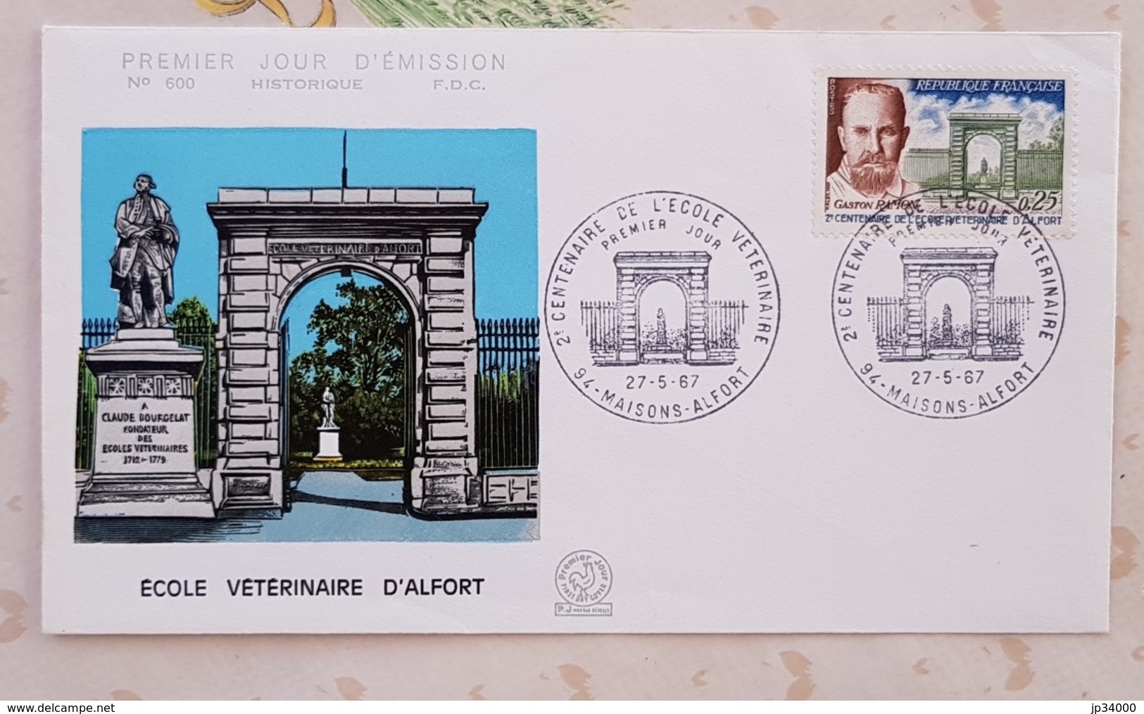 FRANCE Veterinaire, Veterinary, Veterinario, Tierärztlich, Ecole Veterinaire Maison Alfort FDC 1969 - Medizin