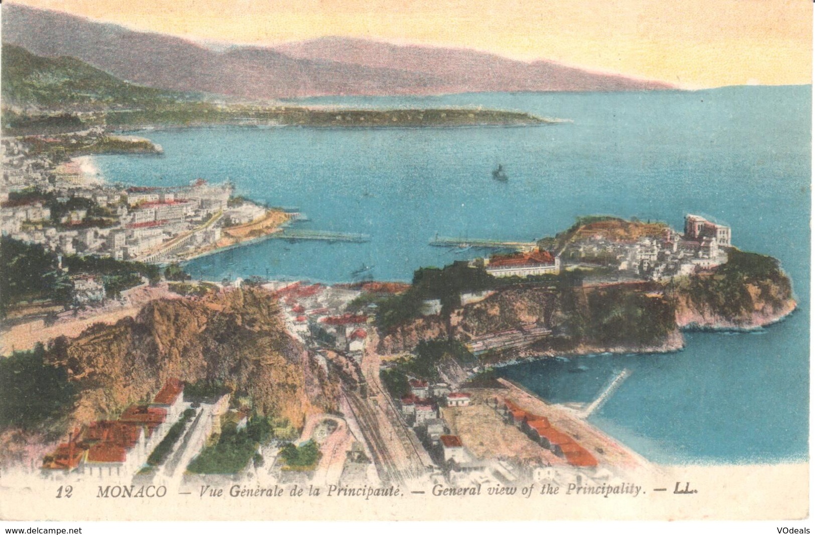 Monaco - CPA - Monte-carlo - Vue Générale De La Principauté - Multi-vues, Vues Panoramiques