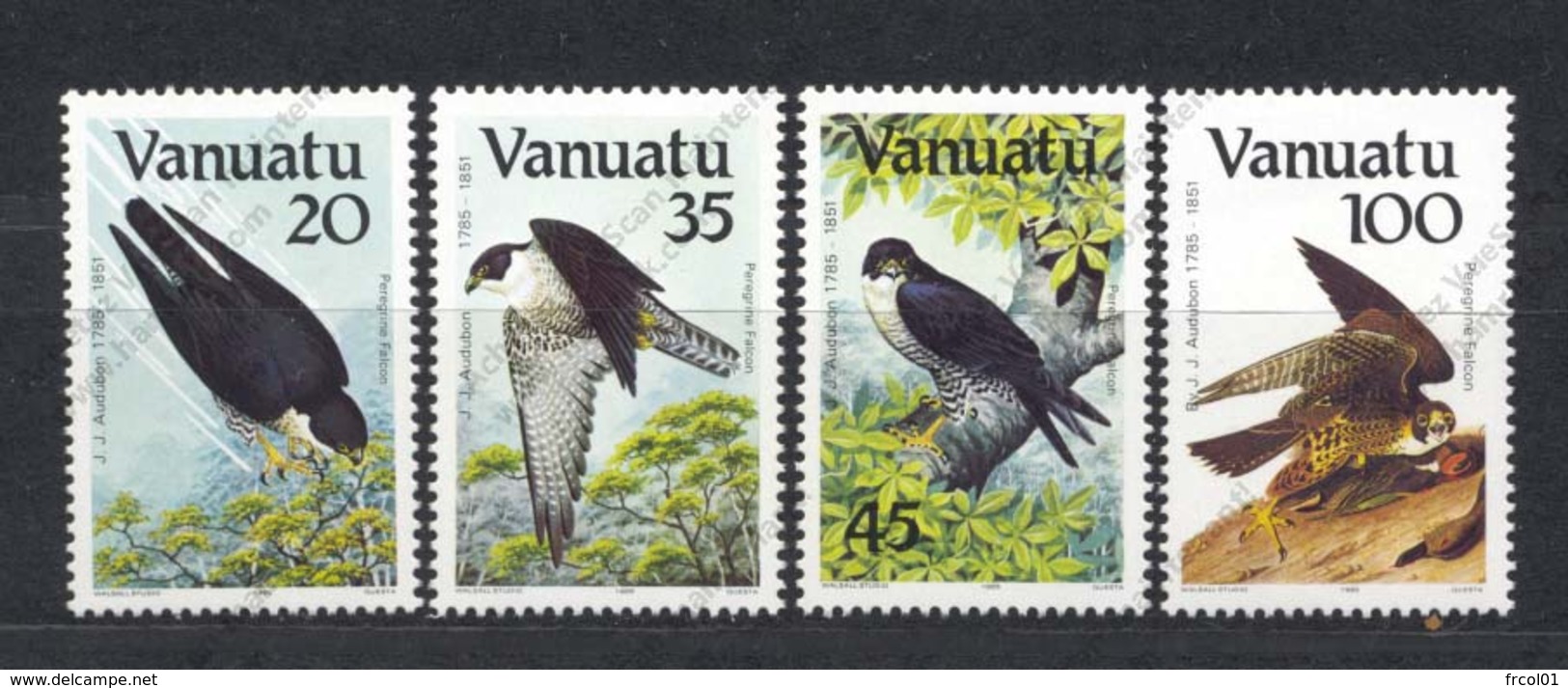 Vanuatu, Yvert 710/713	, Scott 388/392, MNH - Vanuatu (1980-...)