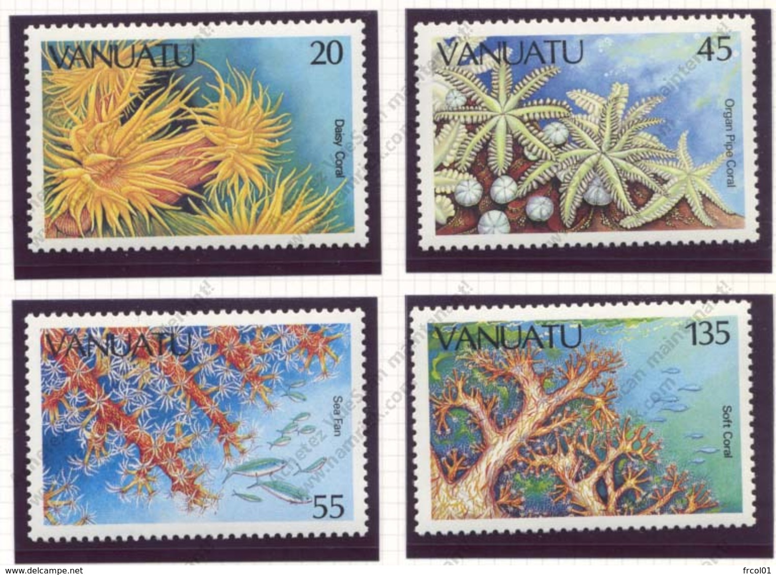 Vanuatu, Yvert 747/750	, Scott 426/429, MNH - Vanuatu (1980-...)