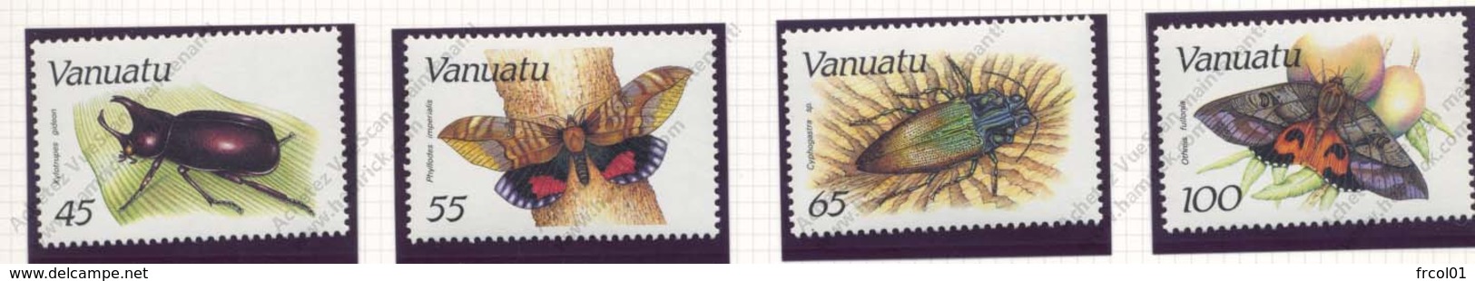 Vanuatu, Yvert 784/787, Scott 457/460, MNH - Vanuatu (1980-...)