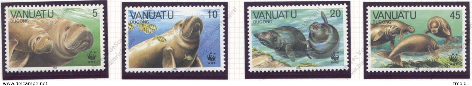 Vanuatu, Yvert 797/800	, Scott 470/473, MNH - Vanuatu (1980-...)