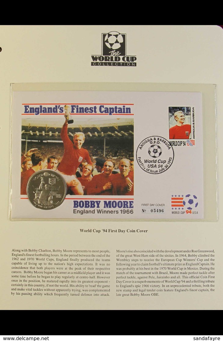 FOOTBALL WORLD CUP 1994-2005 All World Dedicated Thematic Collection Of Never Hinged Mint Stamps And Covers, Includes Ma - Unclassified