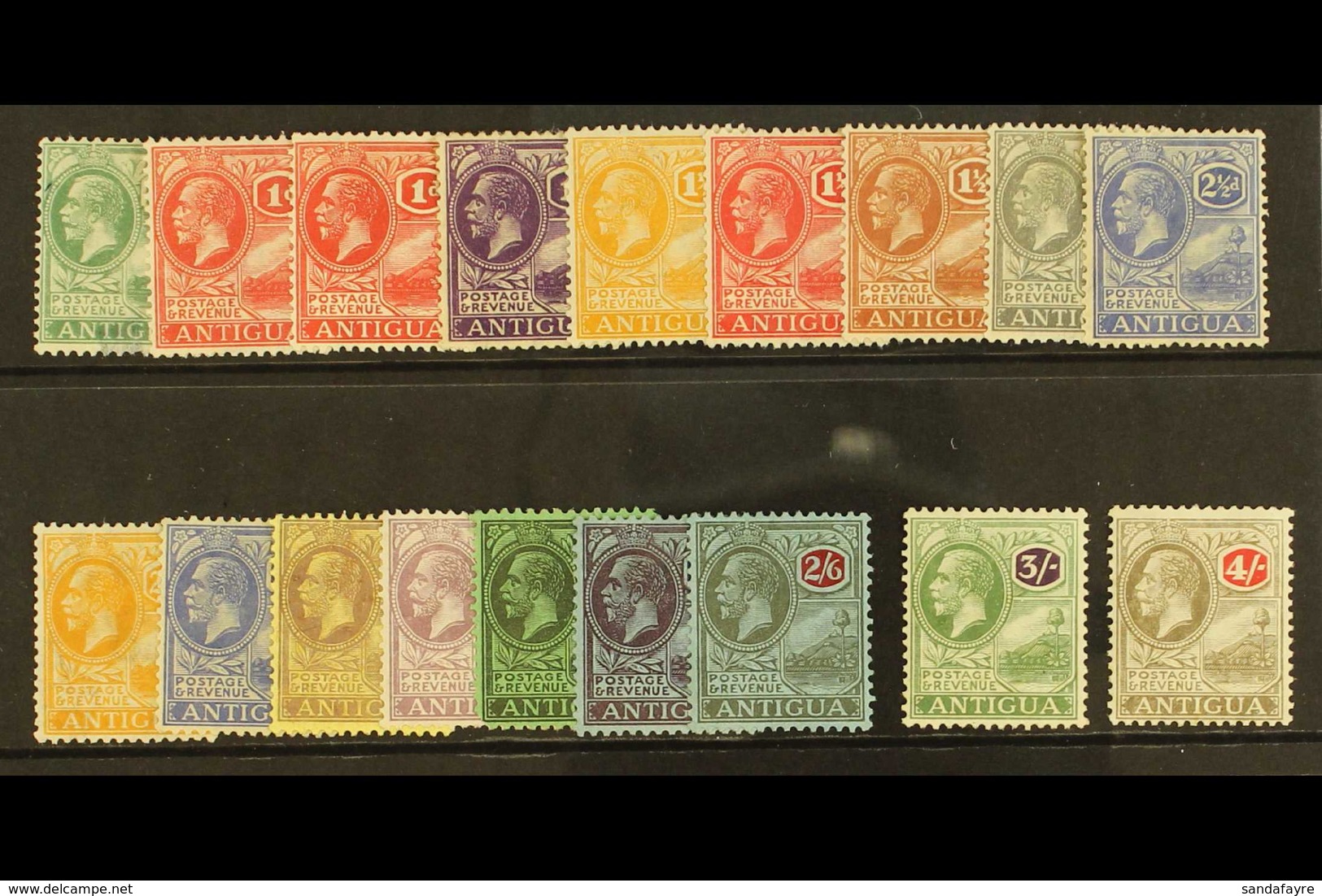 1921-29 Watermark Multi Script CA Complete Set, SG 62/80, Mint, The ½d With Thin, But Most Others Fine Incl The 2s6d, 3s - Other & Unclassified