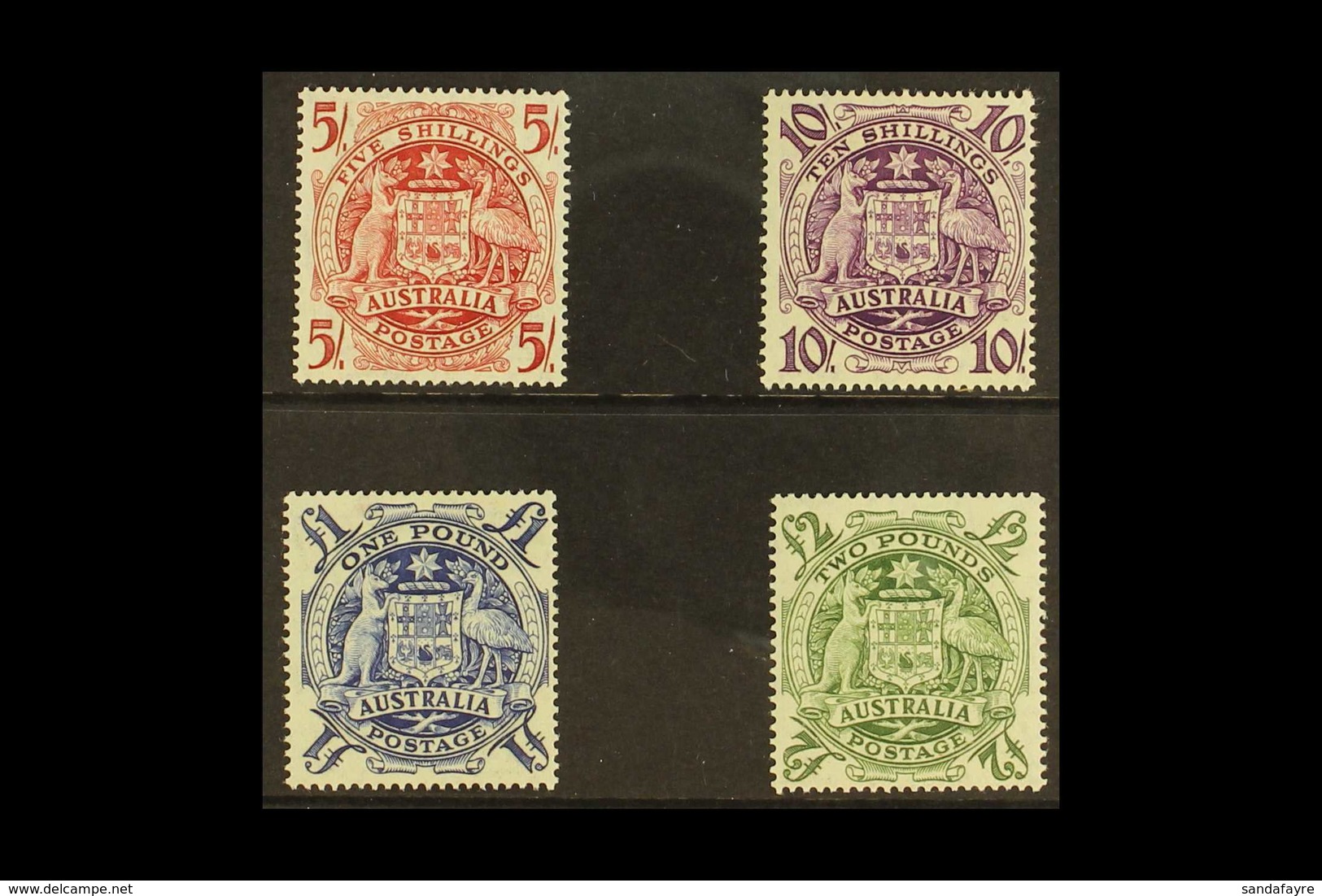 1948-56 HIGH VALUE SET (upright Watermark), SG 224a/224d, Fine Mint (4 Stamps) For More Images, Please Visit Http://www. - Autres & Non Classés