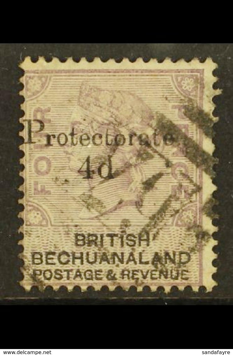 PROTECTORATE 1888 4d On 4d, SG 44, Fine Used. For More Images, Please Visit Http://www.sandafayre.com/itemdetails.aspx?s - Other & Unclassified