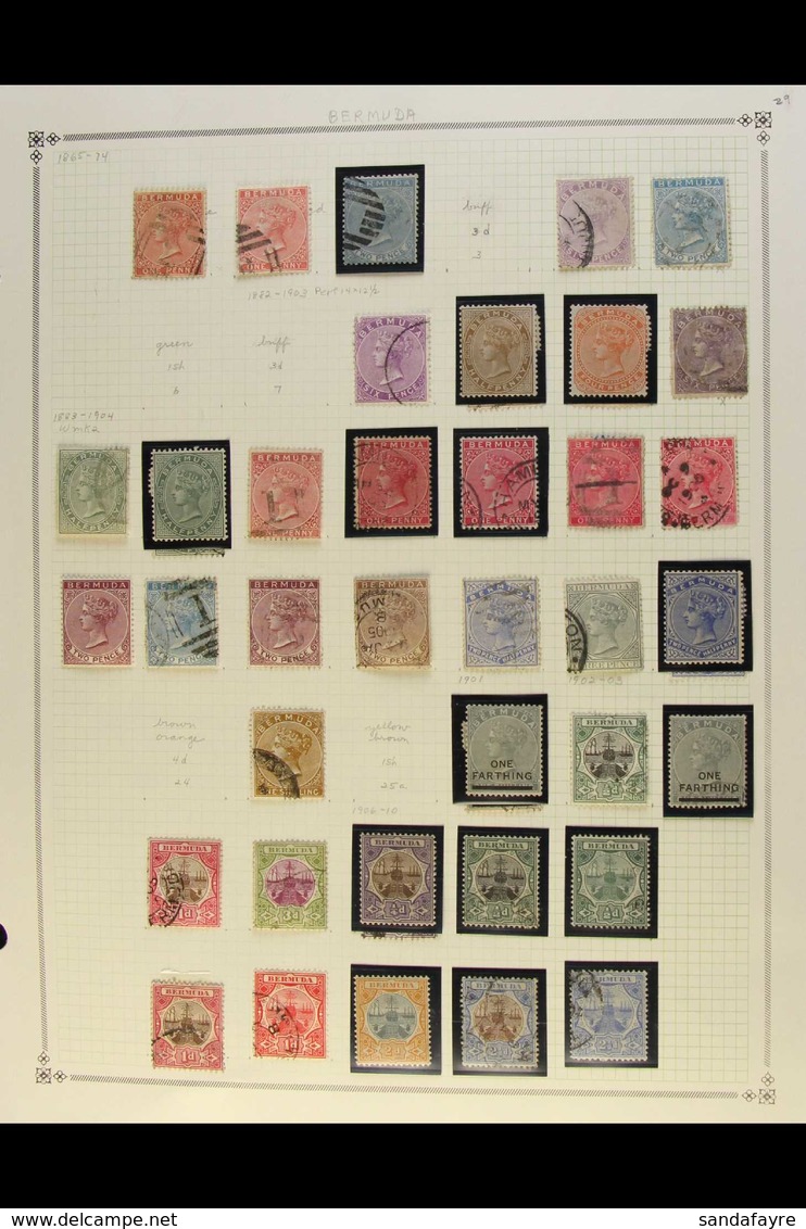 1865-2013 MINT & USED COLLECTION We See QV & KEVII Period To 1s Values, Strength Lies In KGV Onwards With 1920 Tercent.  - Bermuda