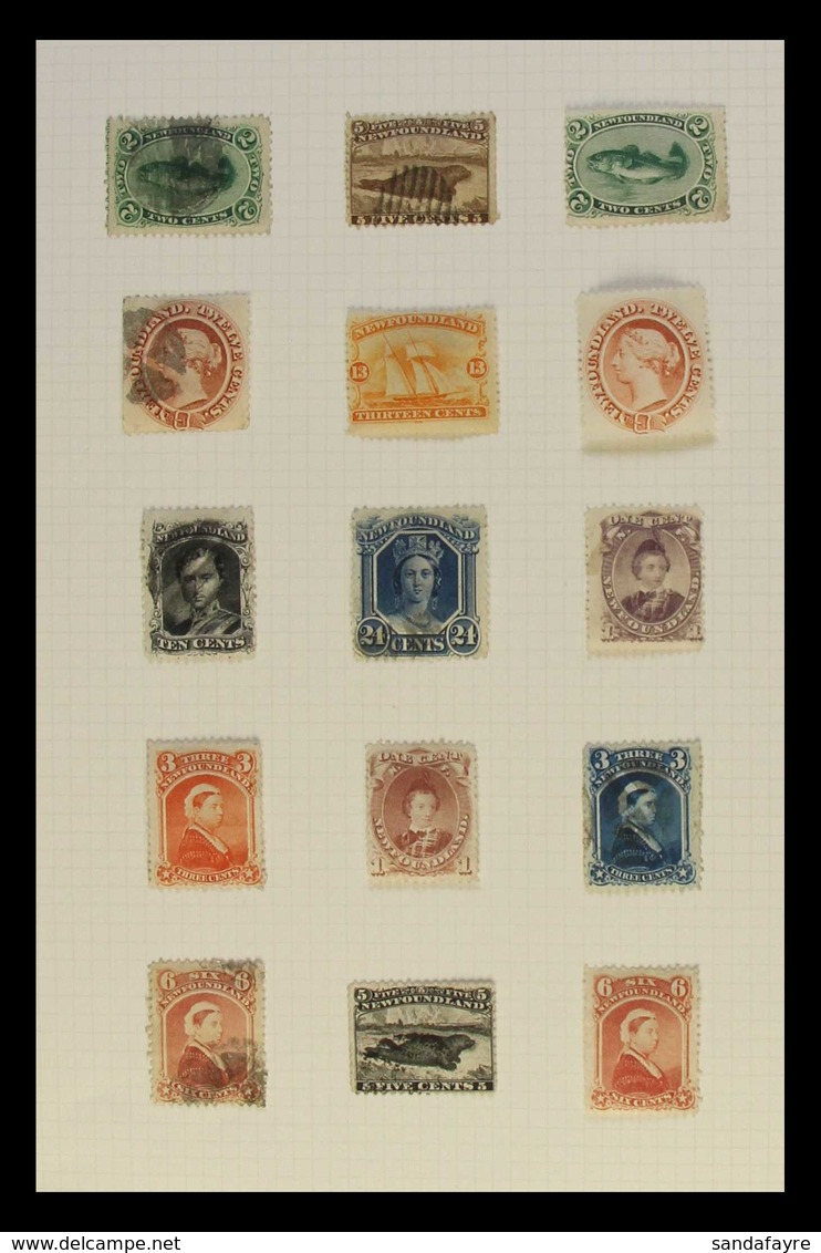 1865 - 1918 VERY FINE MINT AND USED SELECTION Highly Attractive Collection With 1865 2c Yellowish Green Codfish, Used An - Autres & Non Classés