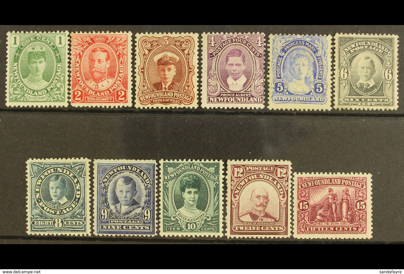 1911 Coronation Complete Set, SG 117/27, Fine Mint. Fresh And Attractive! (11 Stamps) For More Images, Please Visit Http - Other & Unclassified