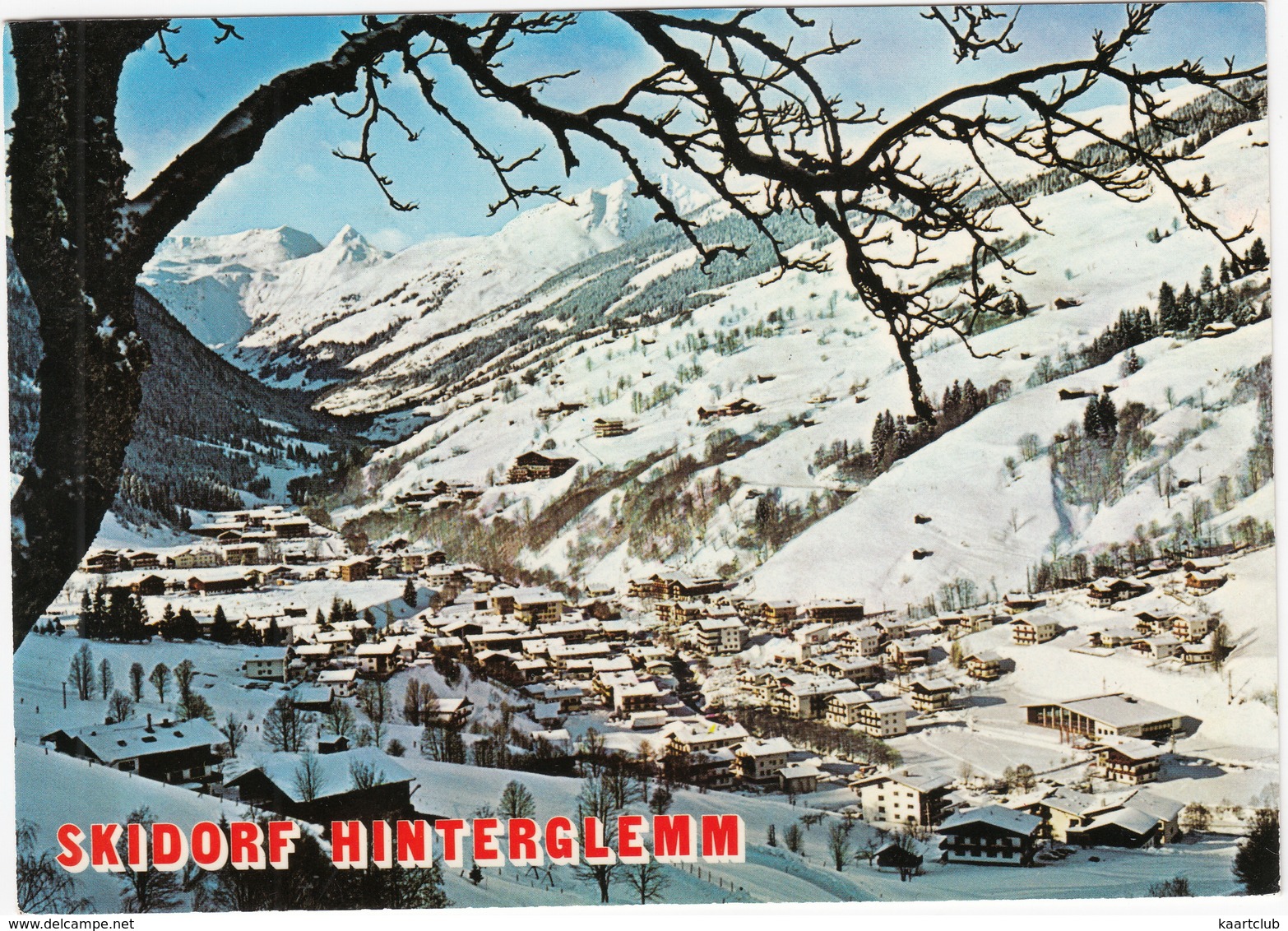 Skidorf Hinterglemm  Mit Tristkogel - (Salzburg, Austria) - Saalbach