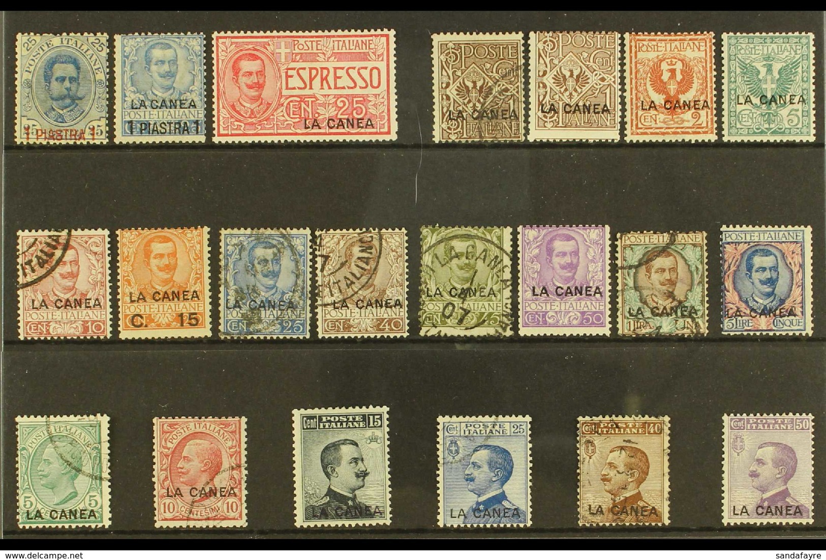 ITALIAN POST OFFICES 1900-12 COMPLETE Run Of Issues, Either Mint Or Used, SG 1/19 & E1. Good To Fine Condition (21 Stamp - Other & Unclassified
