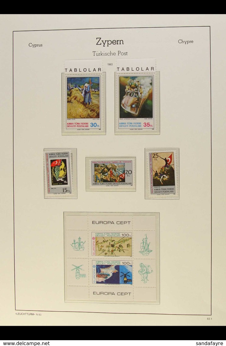 TURKISH CYPRIOT POSTS 1975-1991 SUPERB NEVER HINGED MINT All Different Collection Of Sets And Miniature Sheets, Virtuall - Other & Unclassified