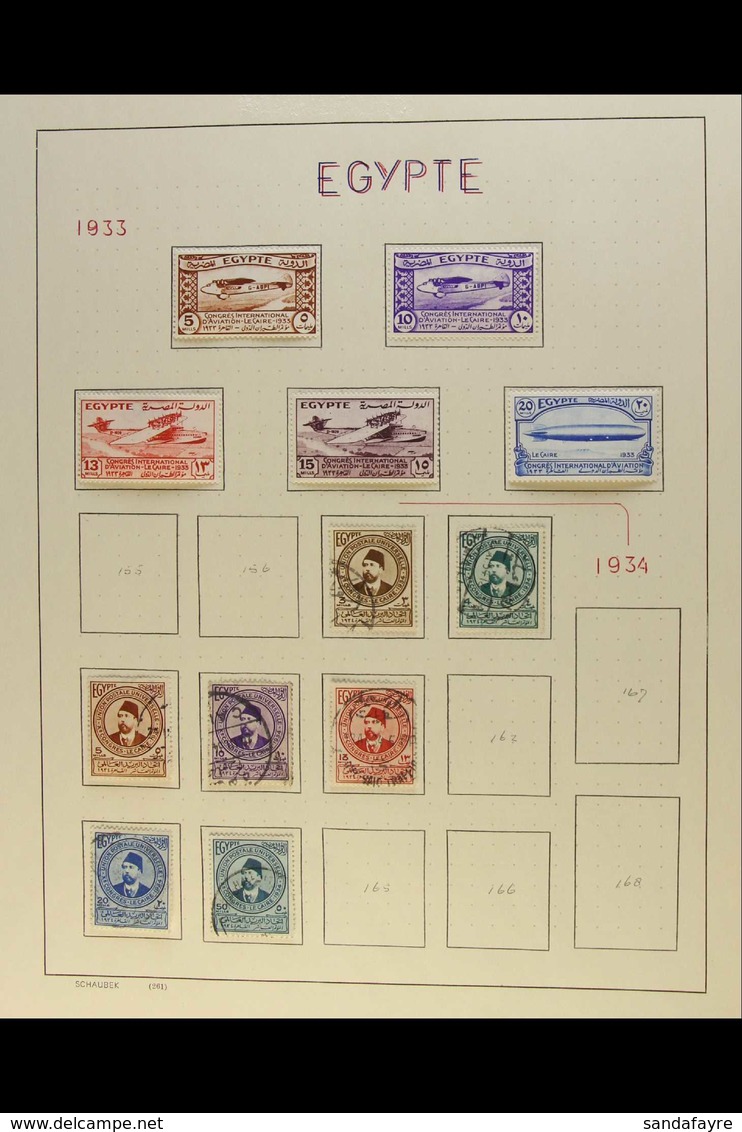 1866-1963 FINE CLEAN COLLECTION On "Schaubeck" Leaves, All Different Mint Or Used. Note Good Range 19th Century/early 20 - Other & Unclassified