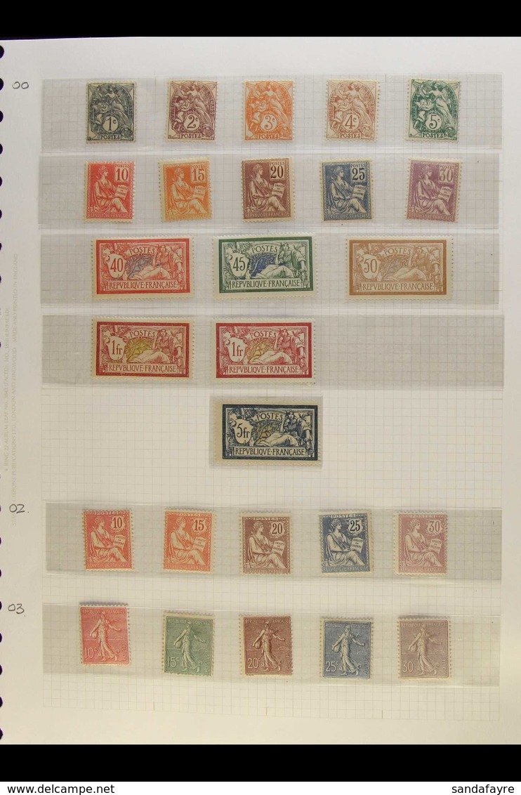 1900 - 1945 HIGHLY COMPLETE MINT ONLY COLLECTION Beautiful Fresh Mint Collection Arranged In Hingeless Mounts On Album P - Other & Unclassified