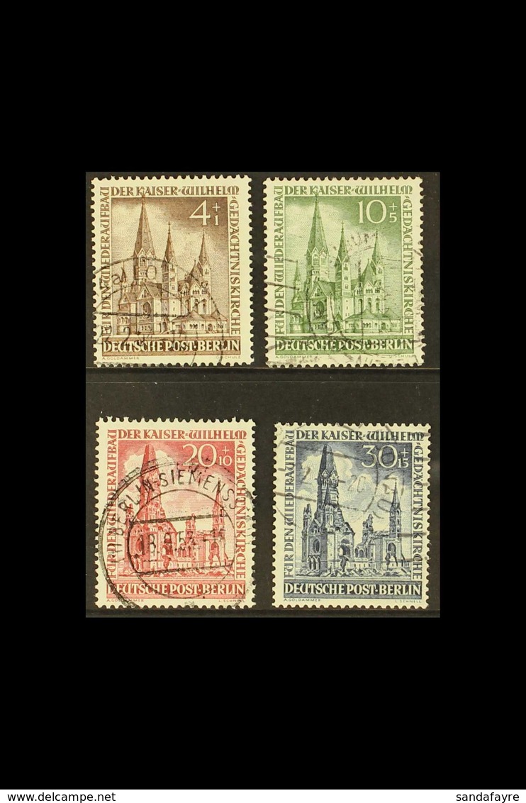 1953 Church Reconstruction Fund Complete Set (Michel 106/09, SG B106/09), Fine Cds Used, Fresh, Cat £250. (4 Stamps) For - Other & Unclassified