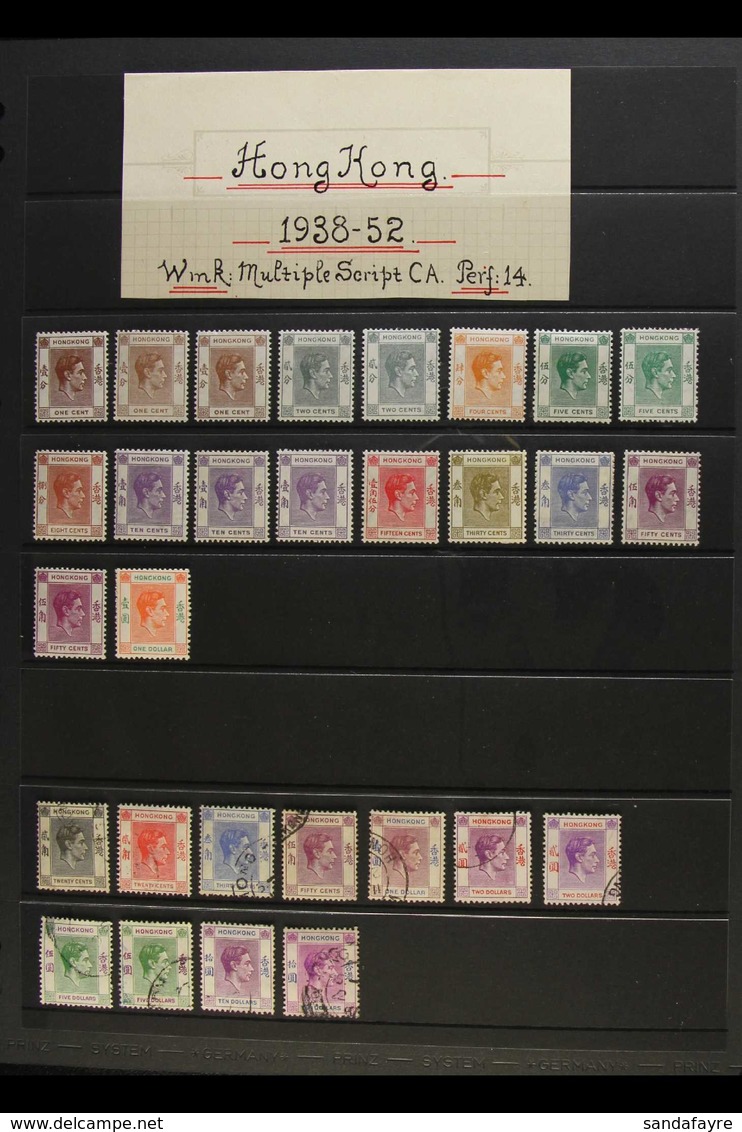 1938-66 MINT AND USED COLLECTION Includes 1938-52 Definitives Range To $1 Mint And To $10 Used, 1941 Centenary Set Mint, - Other & Unclassified