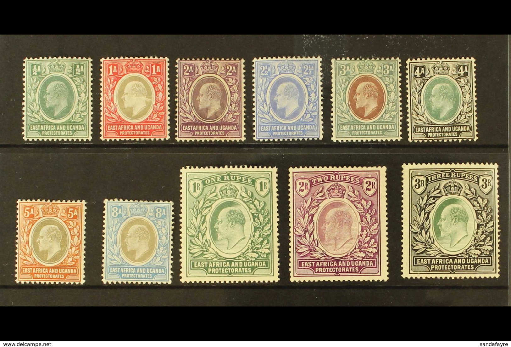 1904-07 (Mult Crown CA) KEVII Set To 3R, SG 17/28, Fine Mint. Fresh And Attractive! (11 Stamps) For More Images, Please  - Vide