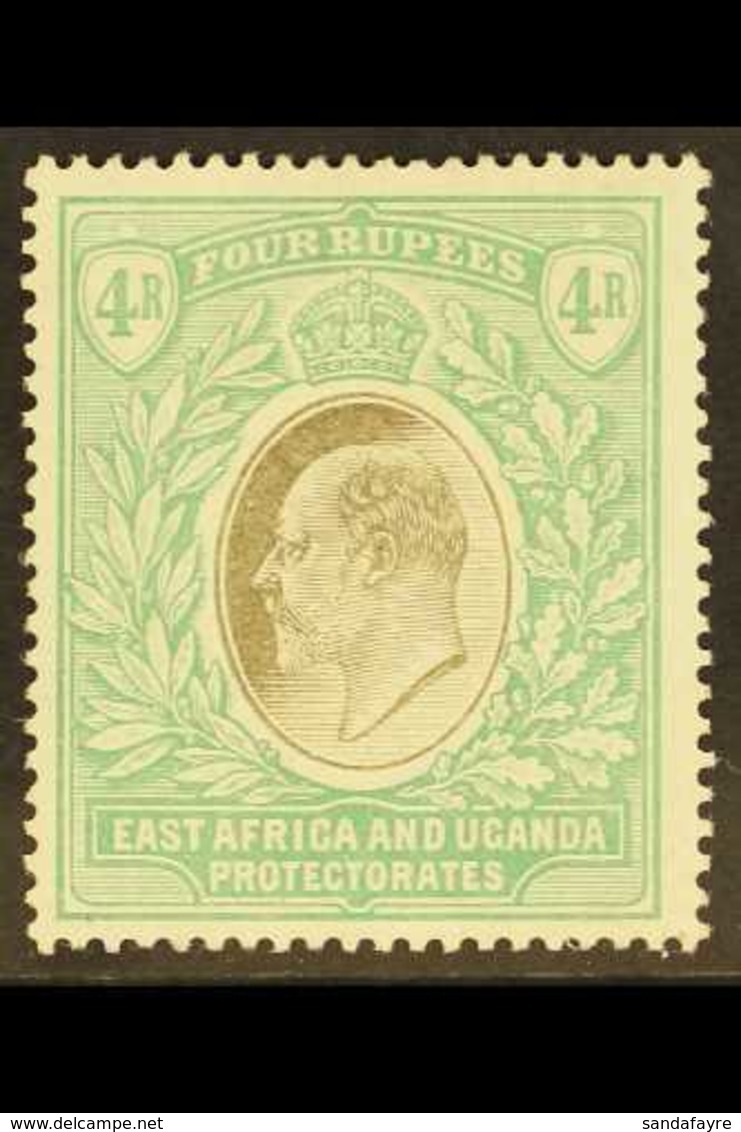 1904-07 (Mult Crown CA) 4R Grey And Emerald Green, SG 29, Fine Mint. For More Images, Please Visit Http://www.sandafayre - Vide