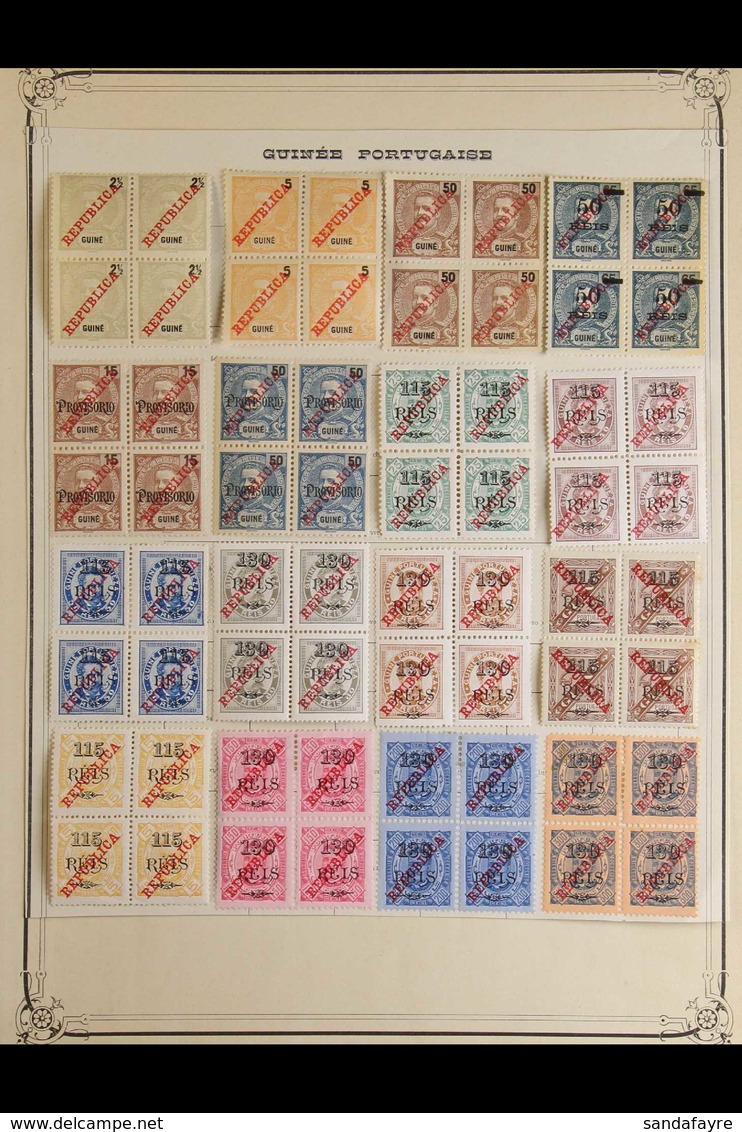 1868-1925 'OLDE TYME' COLLECTION On Ancient Pages, Mint & Used, Includes Cape Verde 1886 Set Mostly Used, 1903 Set, 1913 - Other & Unclassified