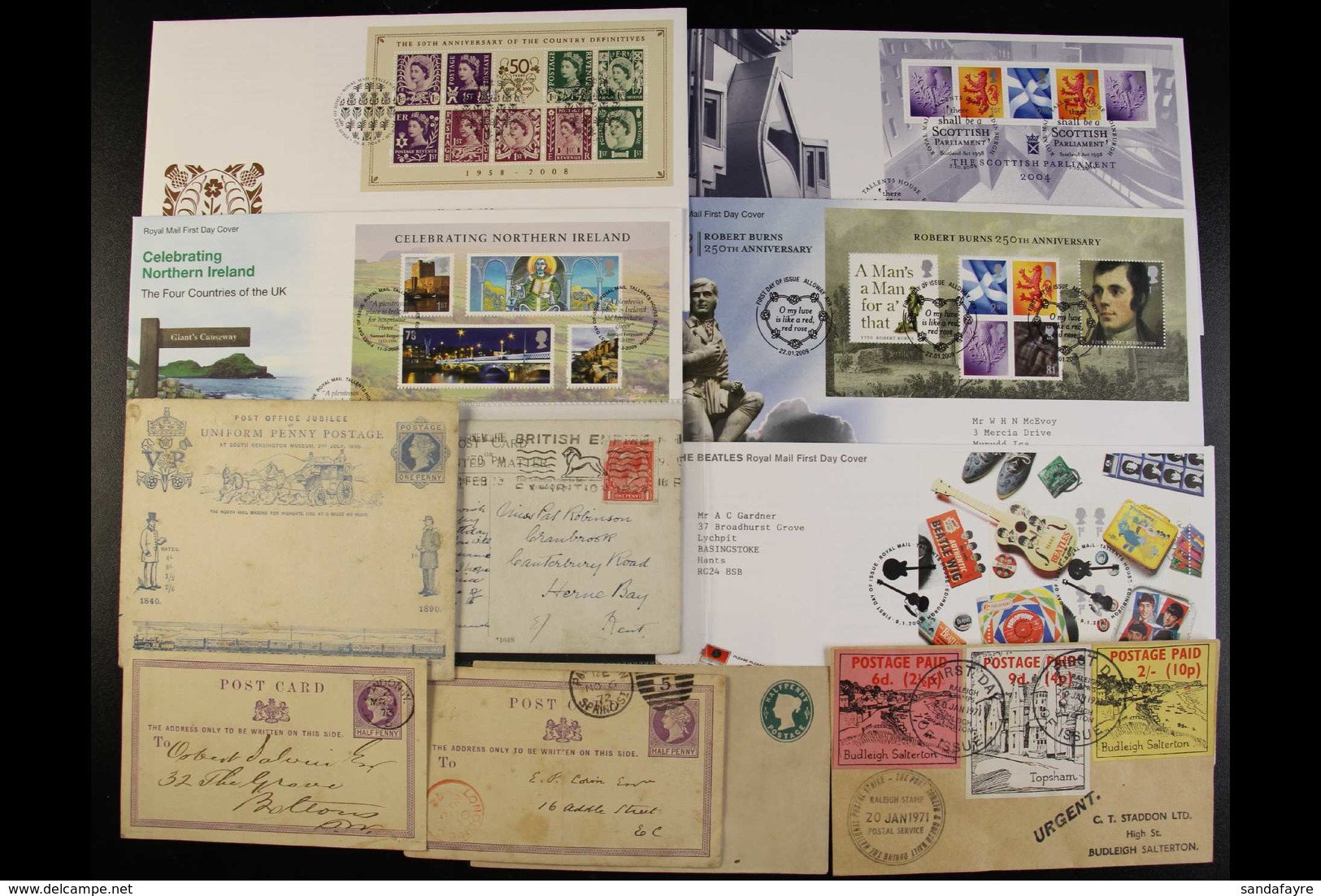 1880-2010 COVERS & CARDS ACCUMULATION A Large Box Of Covers & Cards From Great Britain & GB Islands, Many Illustrated Fd - Other & Unclassified