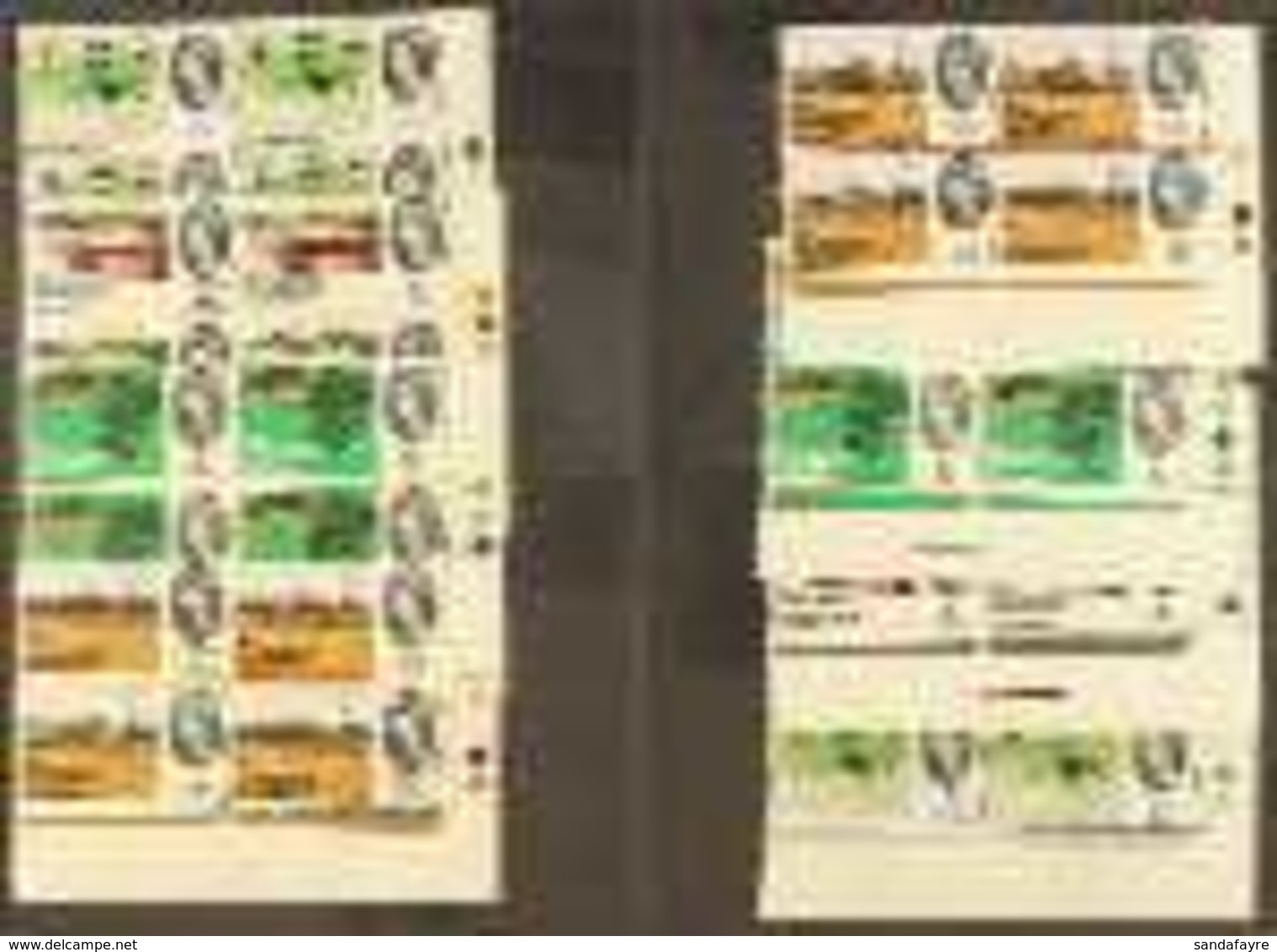 1964 Geographical Congress Normal & Phosphor Complete Sets, SG 651/54 & SG 651p/54p, Never Hinged Mint 'Traffic Light' L - Other & Unclassified