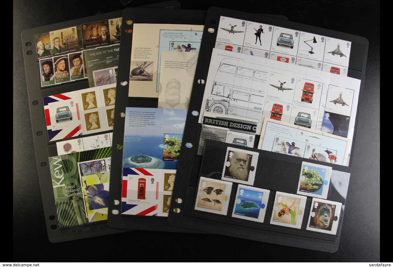 2009 NEVER HINGED MINT COLLECTION. A Highly Complete, Never Hinged Mint Collection From 2009, Includes prestige Booklet  - Other & Unclassified