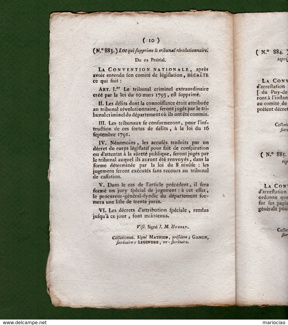 D-FR Révolution 1795 Traité De Paix Entre La République Française Et Le Roi De Prusse Et Plus Encore... - Documents Historiques