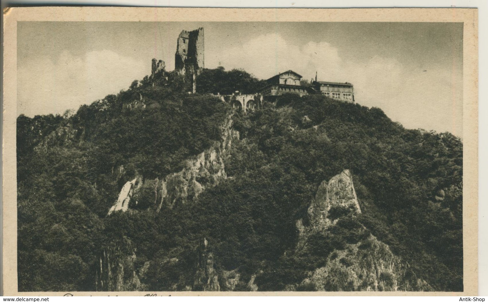 Bei Königswinter V. 1930  Drachenfels Mit Hotel  (653) - Koenigswinter