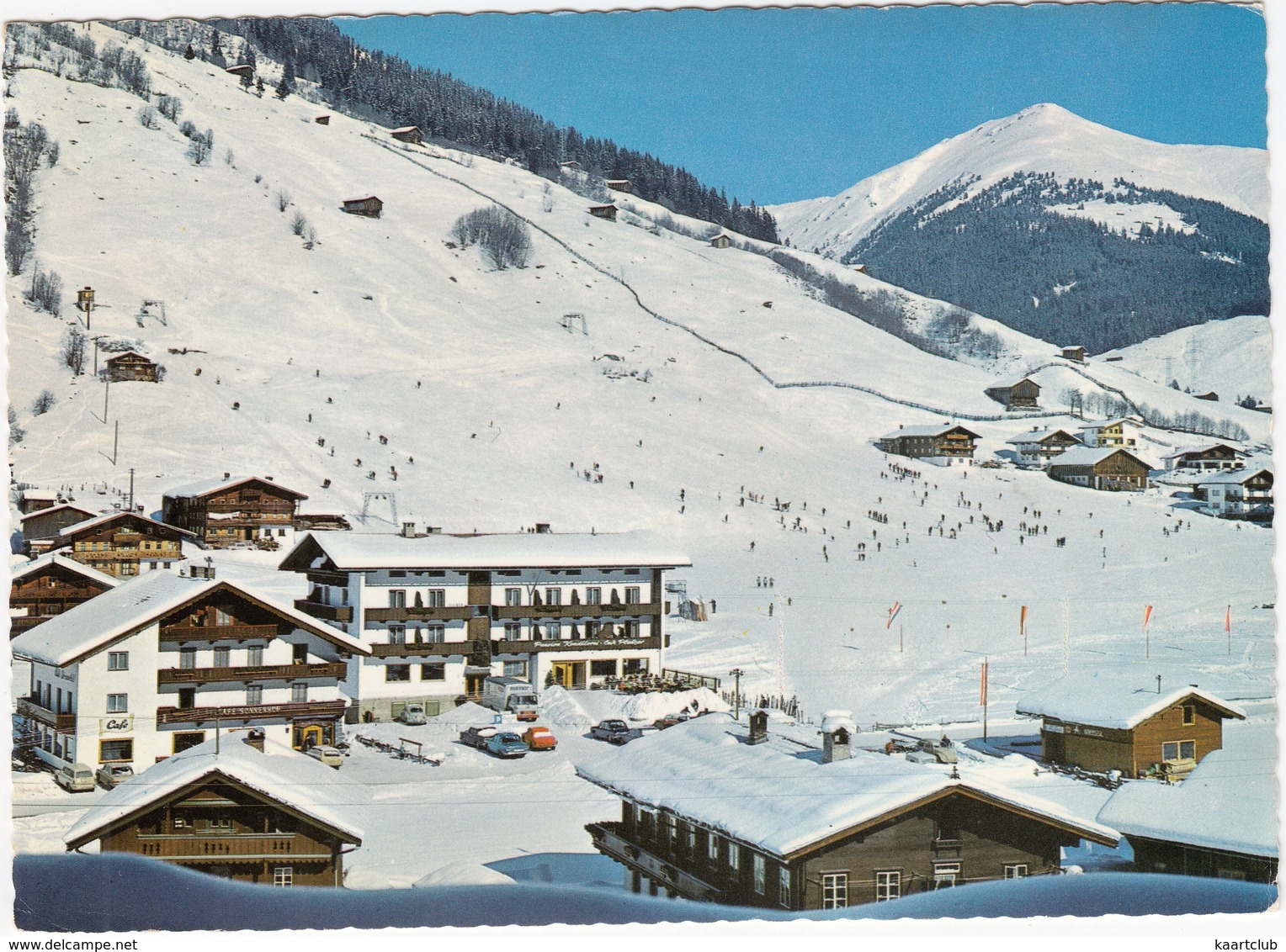 Gerlos: VW 1200 KÄFER/COX & 1500 VARIANT, FORD 12M P4, MERCEDES W110  - Schlepplift & Übungshänge - (Tirol, Austria) - Toerisme