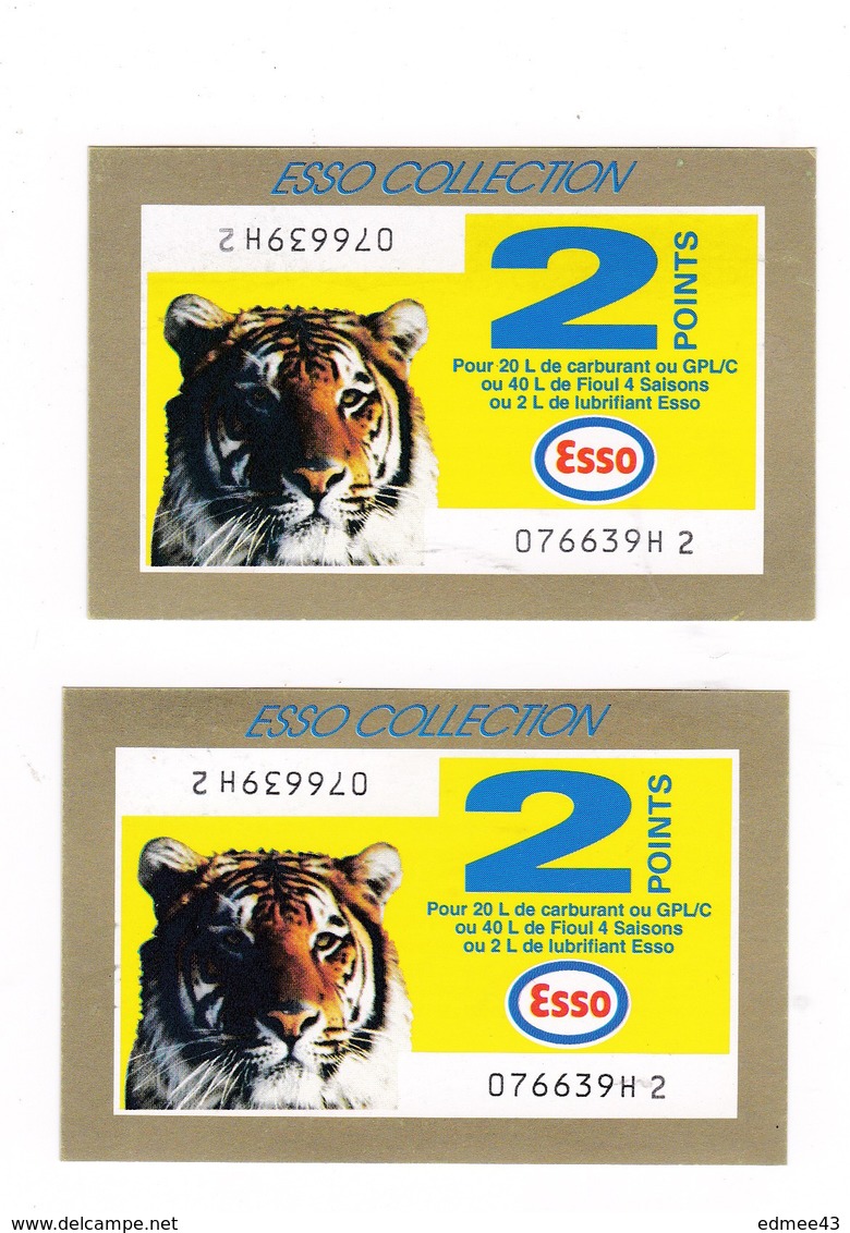 Lot De 2  X 2 Points ESSO Collection, Début Des Années 1990 - Otros & Sin Clasificación