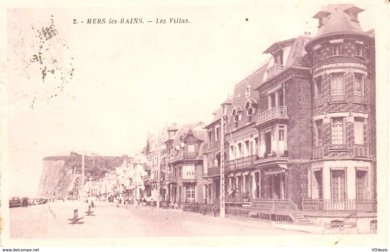 (80) Somme - CPA - Mers Les Bains - Les Villas - Mers Les Bains