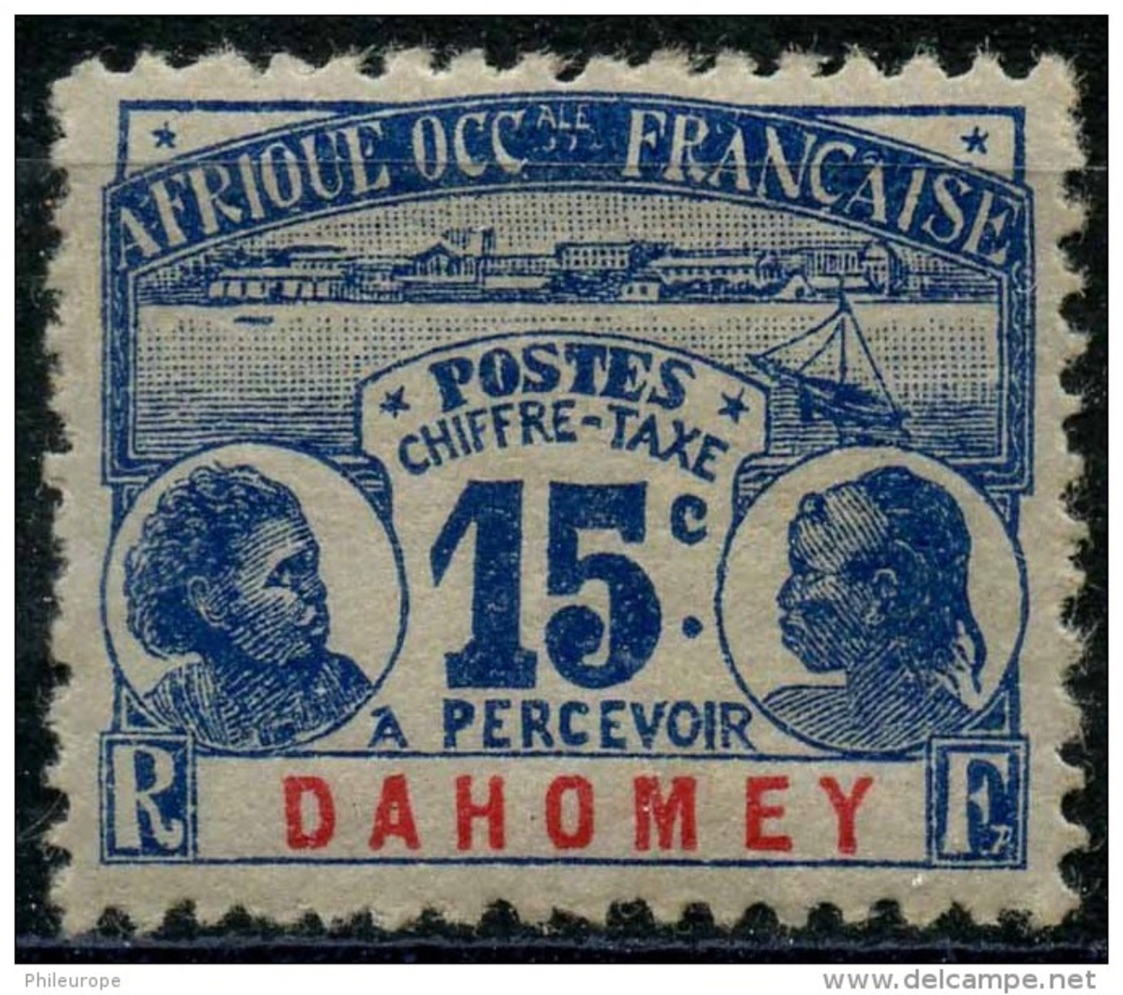 Dahomey (1906) Taxe N 3 * (charniere) - Autres & Non Classés