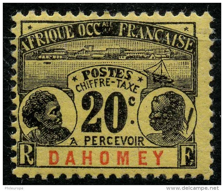 Dahomey (1906) Taxe N 4 * (charniere) - Autres & Non Classés