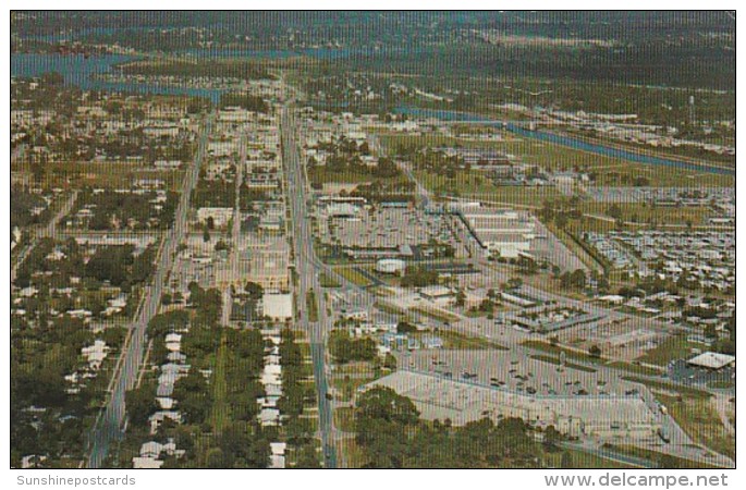 Florida Venice Aerial View Looking North 1974 - Venice