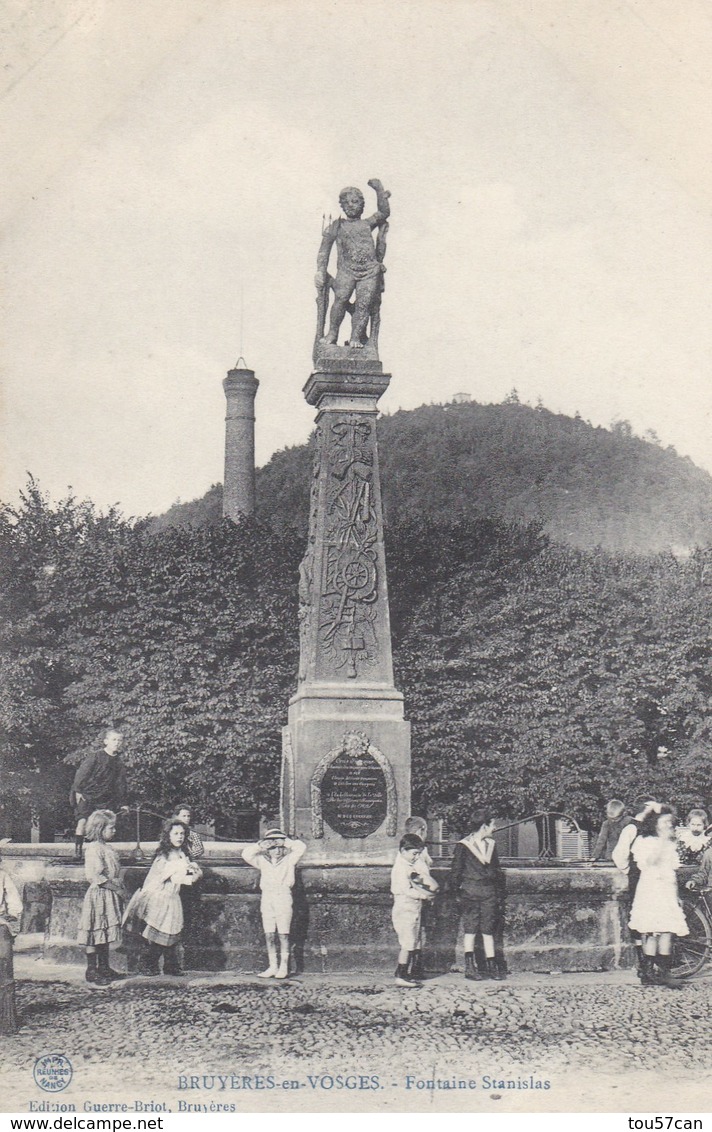 BRUYÈRES EN VOSGES - VOSGES  -  (88) -  PETIT LOT DE 3 CPA ANIMÉES. - Bruyeres