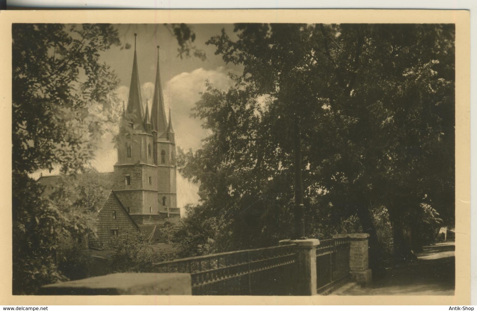 Mühlhausen V. 1955 Am Hohen Graben Mit Jacobikirche  (659) - Muehlhausen