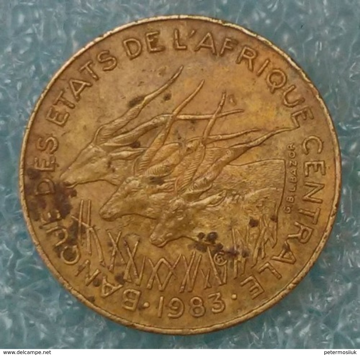 Central Africa (BEAC) 5 Francs, 1983 -1979 - Centrafricaine (République)
