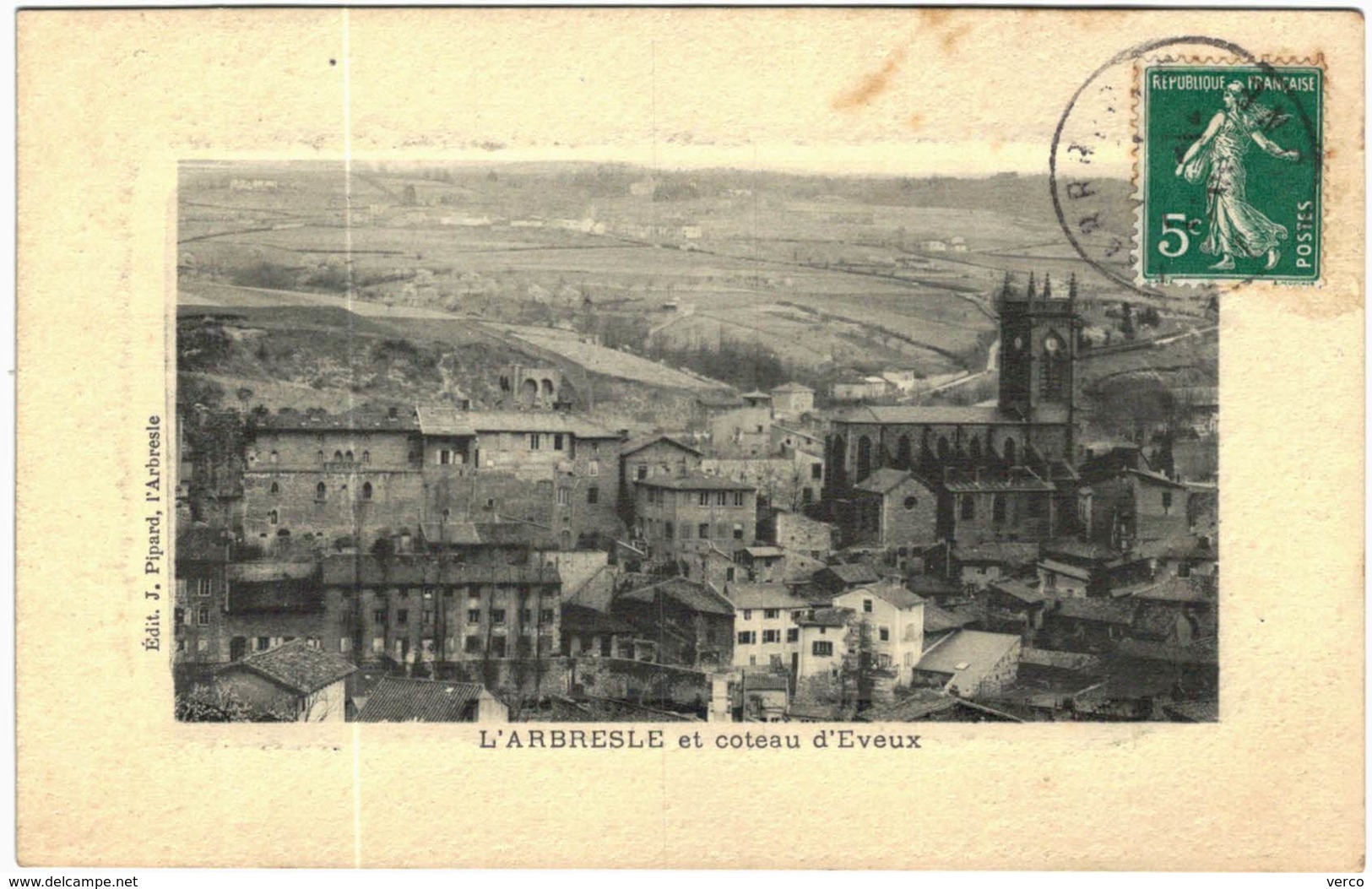 Carte Postale Ancienne De L'ARBRESLE Et Coteau D'Eveux - Altri & Non Classificati