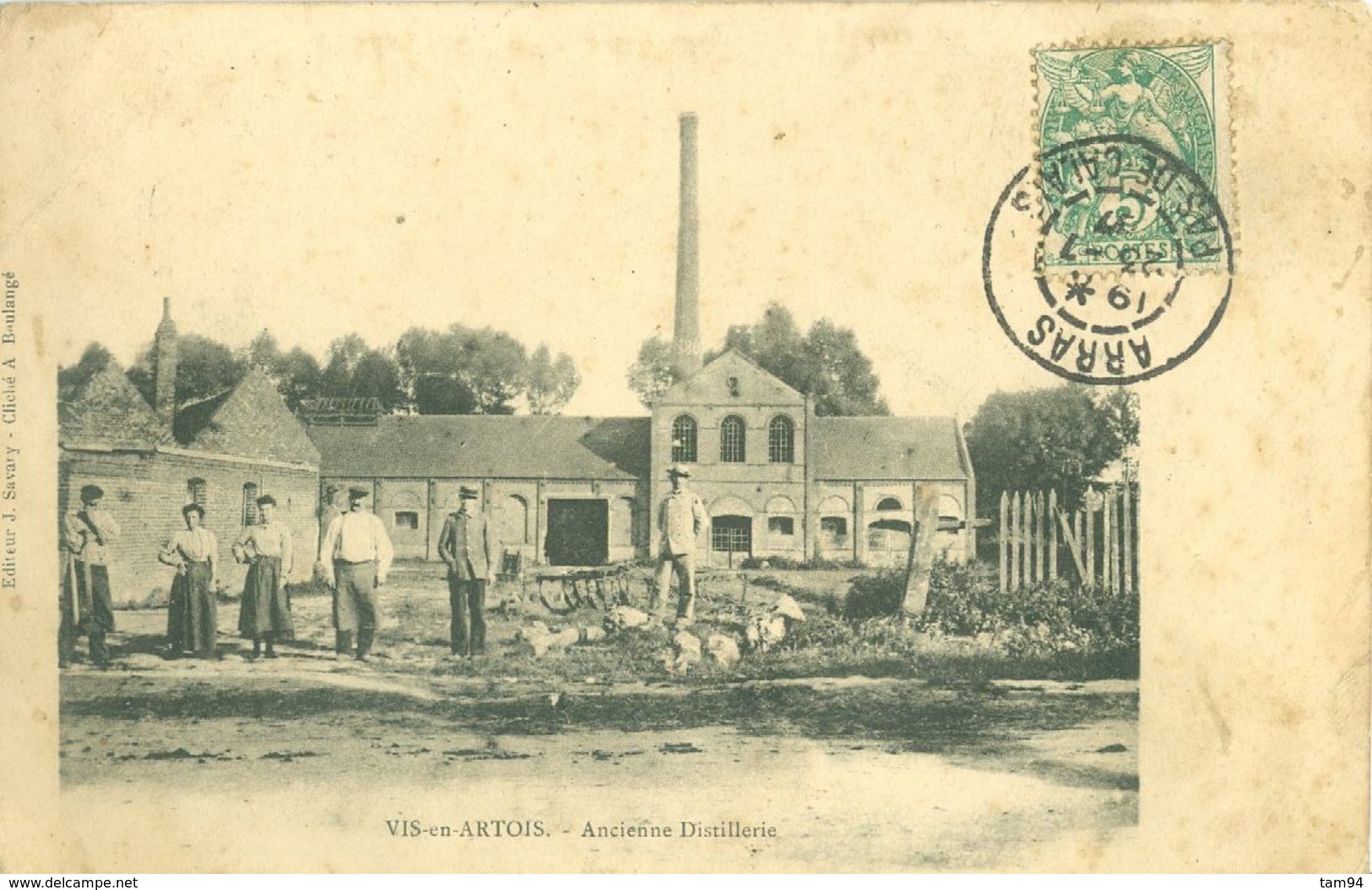 (62) VIS-en-ARTOIS : Ancienne Distillerie (animée) - Autres & Non Classés