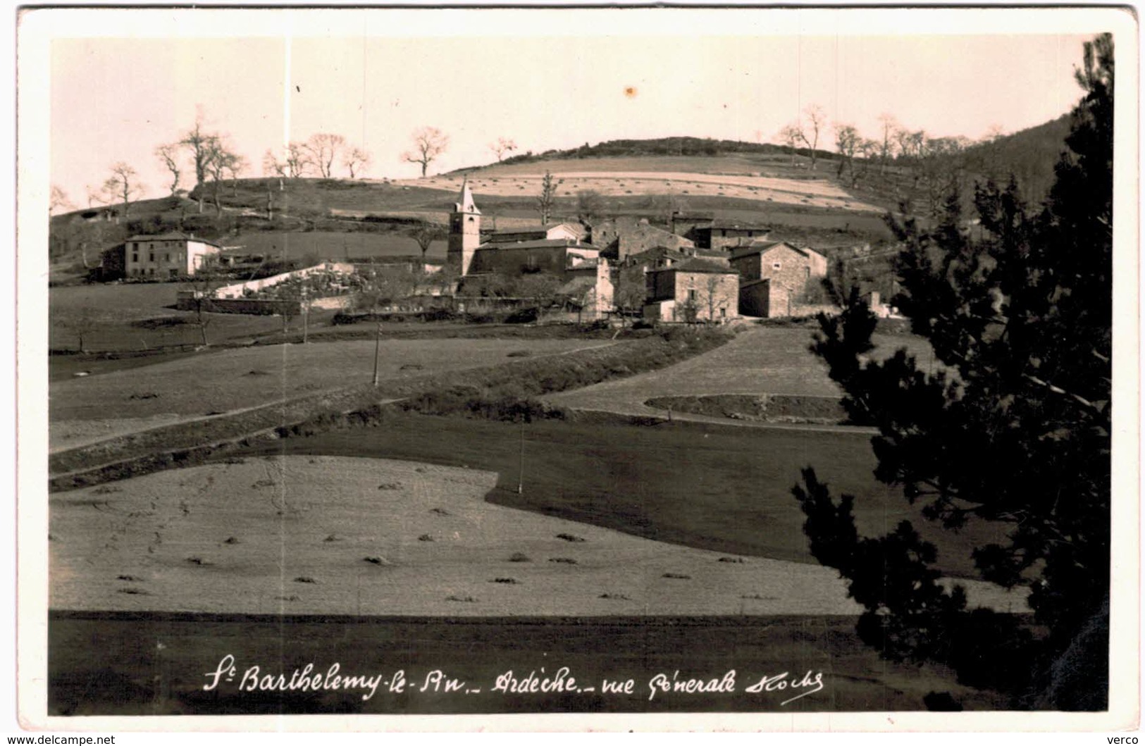 Carte Postale Ancienne De SAINT BARTHELEMY LE PIN-vue Générale - Autres & Non Classés