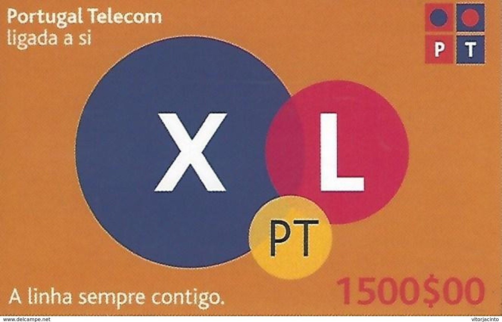 XL PT 1500 Prepaid Phonecard - Portugal - Portugal