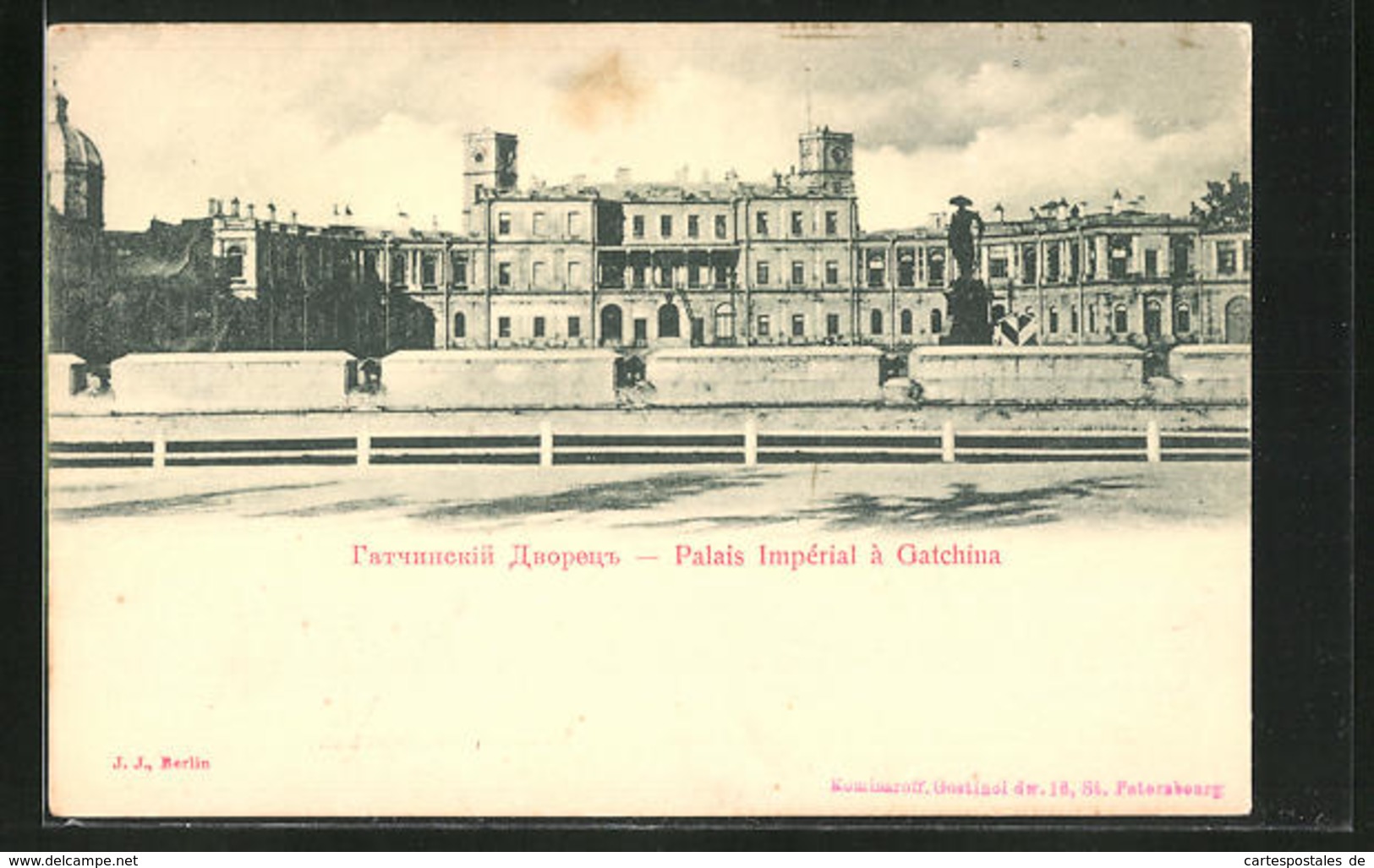 CPA Gatchina, Palais Imperial Gatchina - Russia
