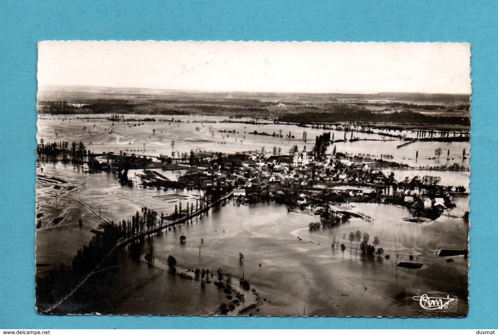 67 Bas Rhin Ebersmunster Inondé Vue Generale Aerienne ( Format 9 X 14 ) - Ebersmunster